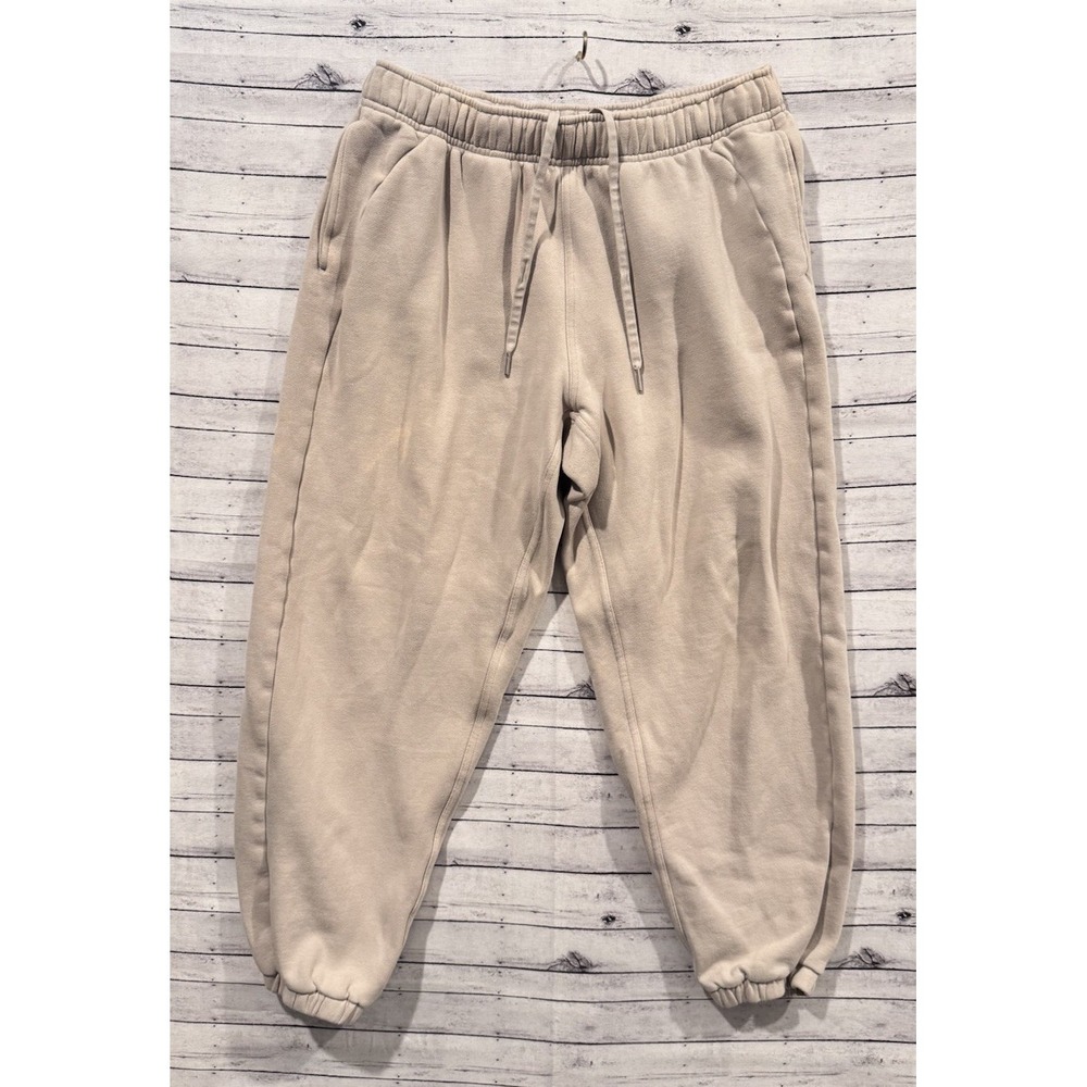 Lululemon Mens Jogger Sweatpant Size Large Drawstring Baggy Lounge Casual W FLAW